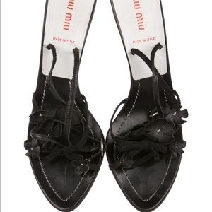 MIU MIU SANDAL HEELS